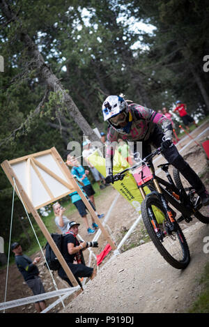 Vallnord, Andorra, 13 luglio 2018. 2018 Coppa del Mondo UCI Vallnord Andorra Credito: Martin Silva Cosentino/Alamy Live News Foto Stock