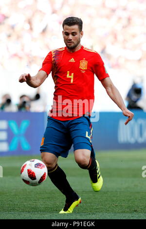 Mosca, Russia. 1 Luglio, 2018. Nacho (ESP) Calcio/Calcetto : FIFA World Cup Russia 2018 match tra Spagna 1-1 in Russia alla Luzhniki Stadium di Mosca, Russia . Credito: Mutsu KAWAMORI/AFLO/Alamy Live News Foto Stock