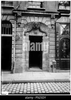 408 Maison - Porte - Paris 04 - Médiathèque de l'architecture et du patrimoine - APMH00037867 Foto Stock