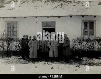 . 526 Suor Exzl. Statthalter von Galizien GdI. von COLARD bei einem Besuche der Division von SCHREITTER am 18. II. 1916. (BildID 15534637) Foto Stock