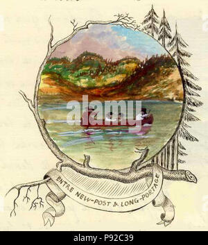 452 Paradis - Le Temiscamingue un la Baie-d'Hudson BAnQ P134S1D1, 1884 (illustrazione a pagina 47-1) Foto Stock