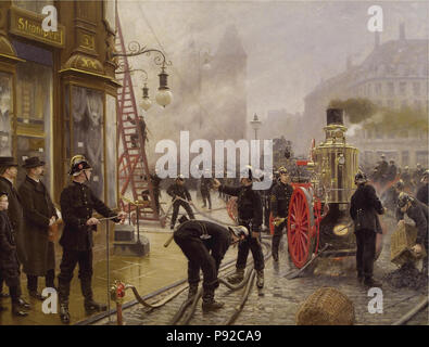 453 Paul Fischer - Det braender på Kultorvet Foto Stock
