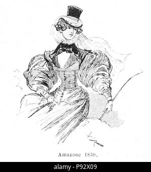 482 Robida - Mesdames nos aïeules (dix siècles d'élégances), 1891 0287 Foto Stock