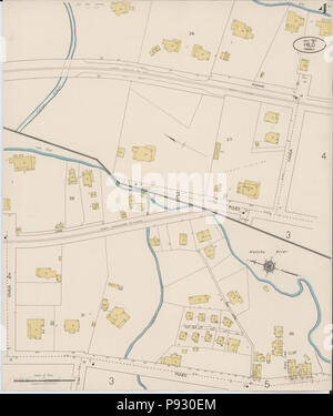 500 Sanborn Assicurazione incendi mappa da Hilo, Hawaii County, Hawaii. LOC sanborn01535 002-4 Foto Stock