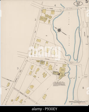 500 Sanborn Assicurazione incendi mappa da Hilo, Hawaii County, Hawaii. LOC sanborn01535 002-5 Foto Stock