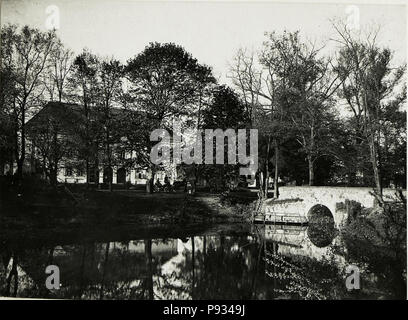 . 516 Schloss Kruszyna. Ein russisches Stabsquartier. Vordere Parkzufahrt. (BildID 15589571) Foto Stock