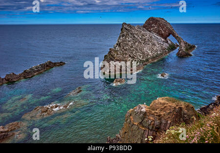 Bow Fiddle Rock (SC18) Foto Stock