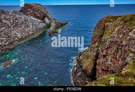 Bow Fiddle Rock (SC18) Foto Stock