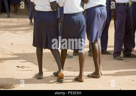 Kakuma, Kenya - studenti nel campo di rifugiati di Kakuma. Foto Stock