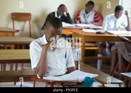 Bombo, Uganda - Don Bosco mondo cattolico di educazione non governative a Don Bosco Centro di Formazione Professionale Bombo. Foto Stock