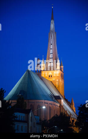 Gothic Bazylika archikatedralna swietego Jakuba (Basilica Cattedrale di San Giacomo Apostolo) in Szczecin, Polonia. 14 giugno 2018 © Wojciech Strozyk / Foto Stock