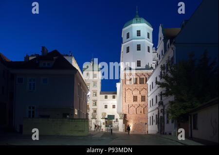 Manierista di Pomerania Zamek Ksiazat Pomorskich (Pomerania Castello Ducale) in Szczecin, Polonia. 14 giugno 2018 © Wojciech Strozyk / Alamy Stock Photo Foto Stock