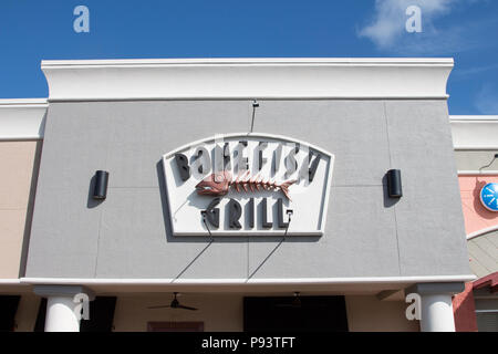 Bonefish Grill restaurant sign Foto Stock