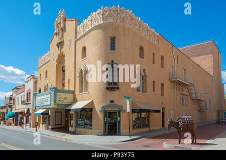 Nuovo Messico, Santa Fe, Lensic Performing Arts Center, costruito 1931 Foto Stock