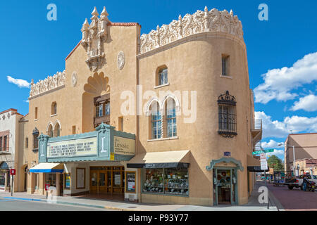 Nuovo Messico, Santa Fe, Lensic Performing Arts Center, costruito 1931 Foto Stock