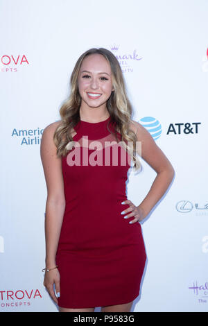 Malibu, STATI UNITI D'AMERICA. 31 gennaio, 2018. Hailey suola assiste Holly Robinson Peete il ventesimo DesignCare annuale di Gala a proprietà private in Malibu sulla luglio 14, 2018 in Malibu, California Credit: la foto di accesso/Alamy Live News Foto Stock