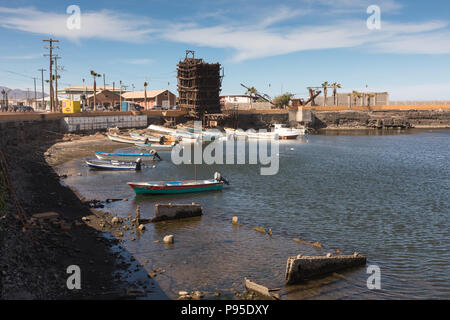 Santa Rosalia, miniera di opere, Baja California Foto Stock