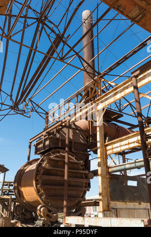 Santa Rosalia, miniera di opere, Baja California Foto Stock