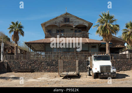 Santa Rosalia, miniera di opere, Baja California Foto Stock