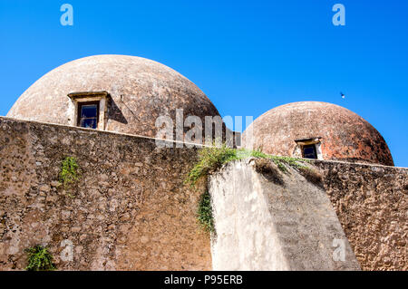 Il Neratze (o Gazi Hussein) Moschea di Rethimno, Creta, Grecia Foto Stock