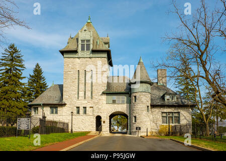 Montare il cimitero di Hebron Gatehouse, 305 East Boscawen Street, Winchester Virginia Foto Stock