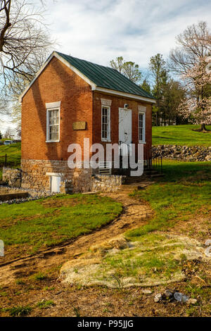 Città vecchia molla, Amherst Street, Winchester Virginia Foto Stock