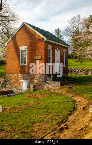 Città vecchia molla, Amherst Street, Winchester Virginia Foto Stock