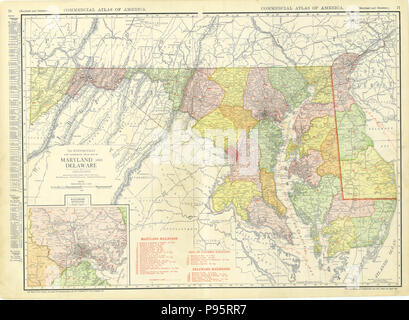 Il Maryland e Delaware 1913 Foto Stock