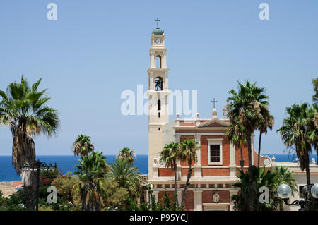 La Chiesa di San Pietro in Giaffa antica porta (Tel Aviv, Israele) Foto Stock