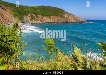 Vista di nsi testa in Cornwall Regno Unito Foto Stock