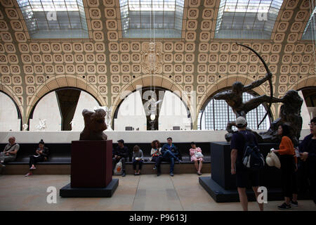 Musee d' Orsay Museum interni - Parigi, Francia Foto Stock