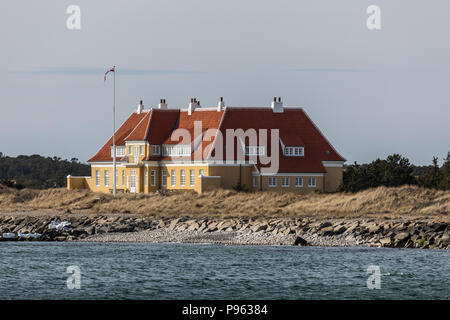 Il 'Klitgaarden' a Skagen, noto anche come "Kongevillaen', fu costruito come residenza estiva del RE CRISTIANO X di Danimarca nel 1914. Utilizzato da re Foto Stock