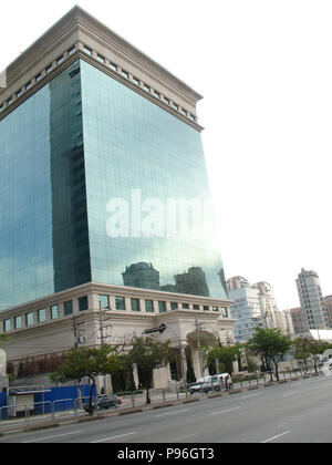 Edificio, Juscelino Kubitschek Avenue, Itaim Bibi, São Paulo, Brasile Foto Stock