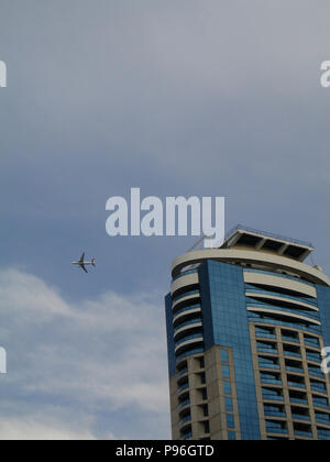 Edificio, aereo, Juscelino Kubitschek Avenue, Itaim Bibi, São Paulo, Brasile Foto Stock