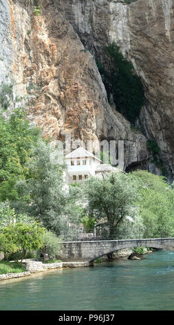 Tekija, Blagaj, Bosnia Erzegovina Foto Stock