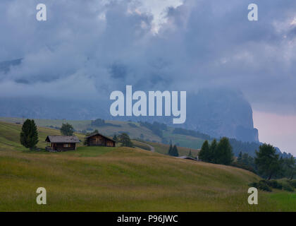 Lo Sciliar massiccio dello Sciliar montagna sulle alpi italiane Dolomiti Foto Stock