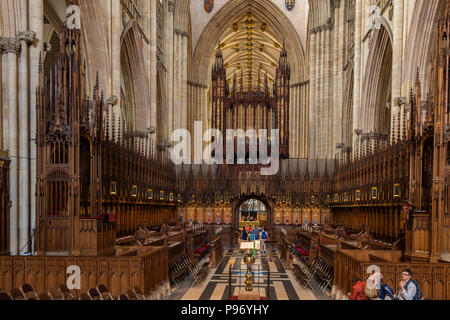 Cattedrale di York Foto Stock