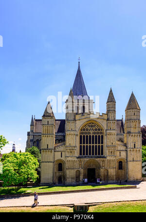 Rochester Cathedral Foto Stock