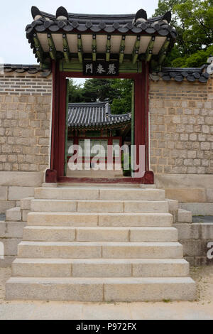 Palazzo Deoksugung, Seoul, Corea del Sud. Foto Stock