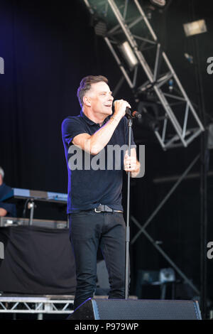 Il diacono Blue eseguire al 2018 Cornbury Festival, grande Tew, Oxfordshire 15 luglio 2018. Credito: Giovanni Lambeth/Alamy Live News Foto Stock