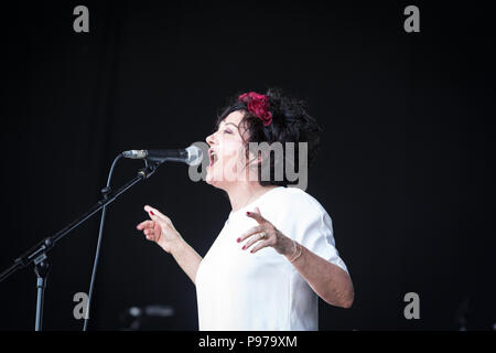 Il diacono Blue eseguire al 2018 Cornbury Festival, grande Tew, Oxfordshire 15 luglio 2018. Credito: Giovanni Lambeth/Alamy Live News Foto Stock