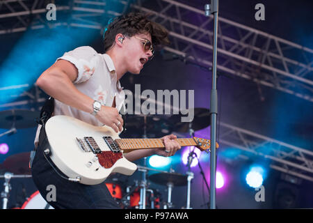 Le tomaie, South Tyneside Festival, 15 luglio 2018 Credit: Tracy Daniel/Alamy Live News Foto Stock