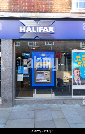 Halifax building society banca bancomat Foto Stock