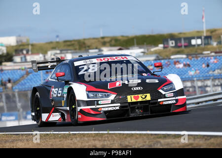 14.07.2018, il circuito Park Zandvoort Zandvoort, DTM 2018, 5.Lauf Zandvoort,13.07.-15.07.2018 , im Bild Loic Duval (FRA#28) Audi Sport Team Phoenix, Castrol EDGE Audi RS 5 DTM Foto: Cronos/Hasan Bratic Foto Stock