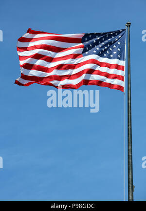 Bandiera nazionale usa Foto Stock