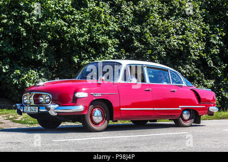 Tatra 603, gli anni sessanta, veterano Tatra auto, Repubblica Ceca, Europa Cecoslovacchia anni sessanta Foto Stock