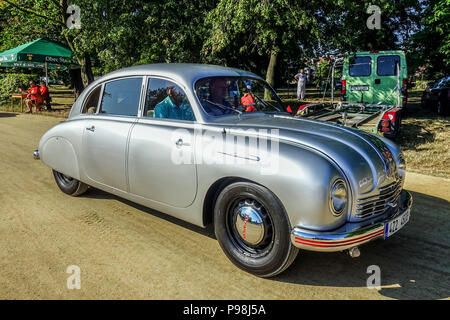 Tatra Tatraplan auto, cinquanta, veterano auto, Repubblica Ceca, Europa Foto Stock