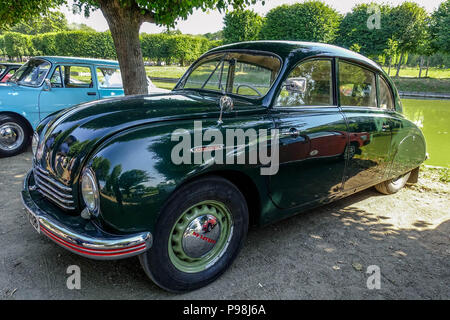 Tatra Tatraplan auto, cinquanta, veterano auto, Repubblica Ceca, Europa Foto Stock