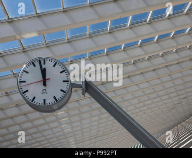 Liege Guillemins stazione in Belgio, l'Architetto Santiago Calatrava Foto Stock