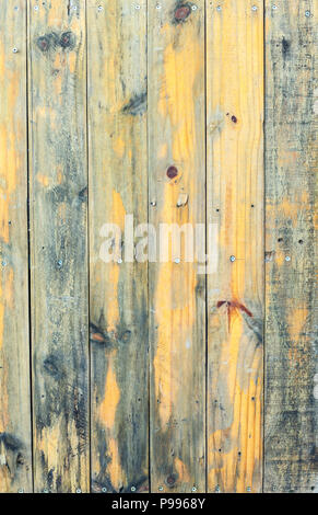 Legno marrone plank parete sfondo texture Foto Stock
